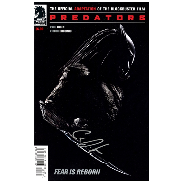 Cary Jones Autographed Predators Film Adaptation Comic