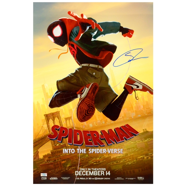 Shameik Moore Autographed Spider-Man Into The Spider-Verse 16×24 Poster