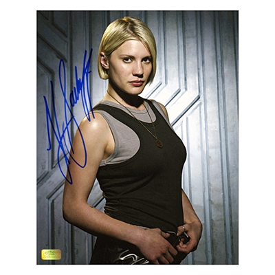 Katee Sackhoff Autographed Battlestar Galactica Starbuck Attitude 8×10 Photo