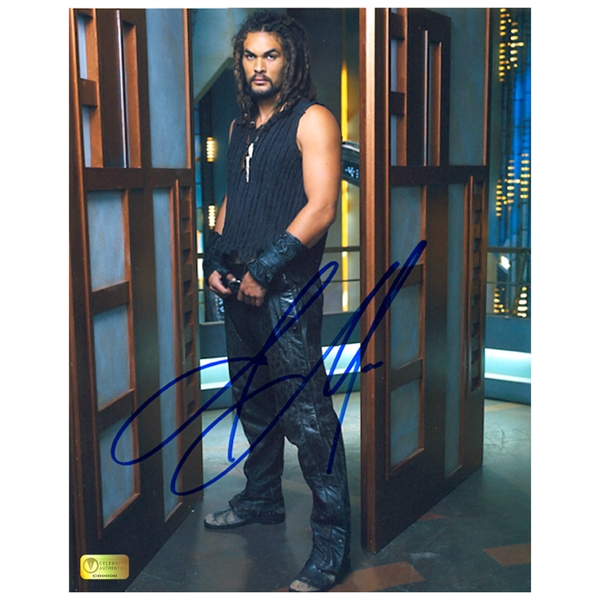 Jason Momoa Autographed Stargate Atlantis Corridor 8x10 Photo