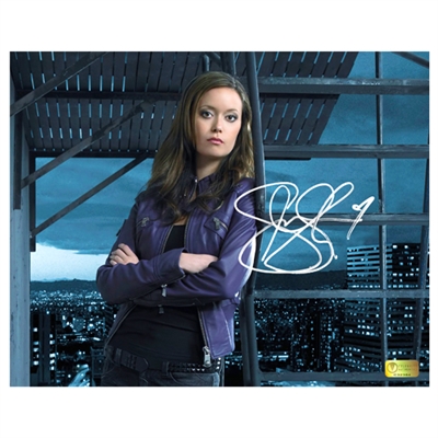 Summer Glau Autographed Sarah Connor Chronicles Terminator On Set 8x10 Photo