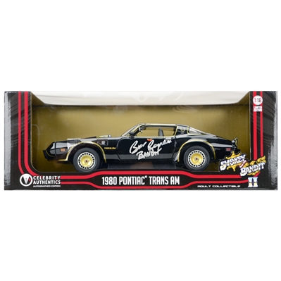 Burt Reynolds Autographed Exclusive Smokey and the Bandit II 1:18 Scale Die-Cast Pontiac Trans Am