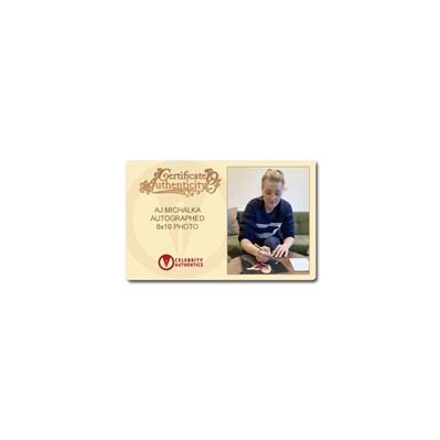 AJ Michalka Autographed Schooled Lainey Lewis 8x10 Studio Photo