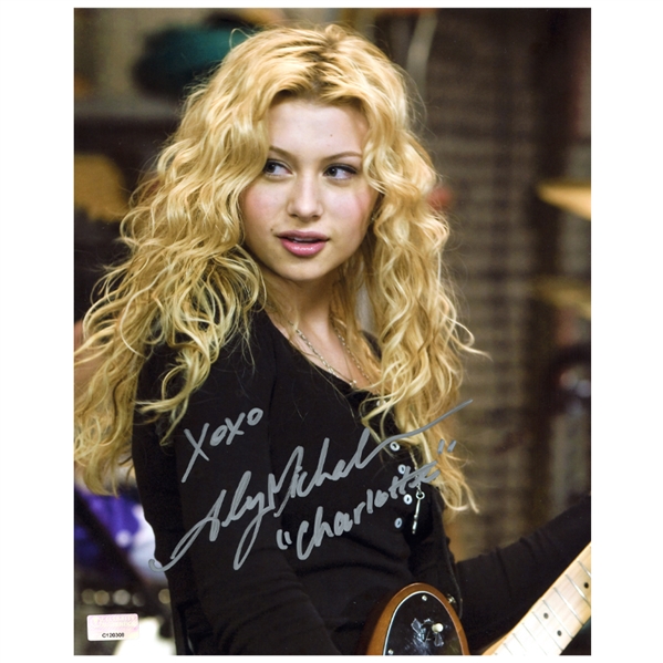 Aly Michalka Autographed Bandslam Charlotte 8x10 Scene Photo