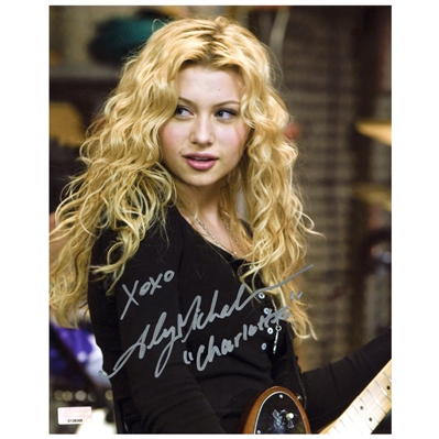 Aly Michalka Autographed Bandslam Charlotte 8x10 Scene Photo