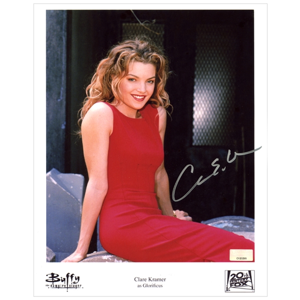 Clare Kramer Autographed Buffy The Vampire Slayer Glorificus 8x10 Photo