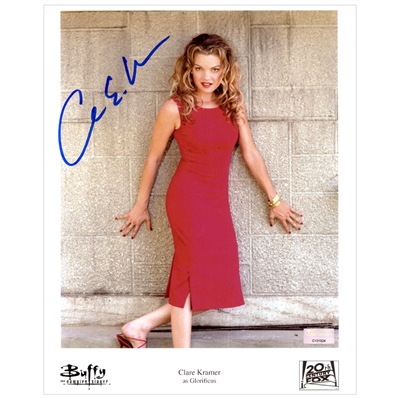Clare Kramer Autographed Buffy The Vampire Slayer Glorificus 8x10 Photo