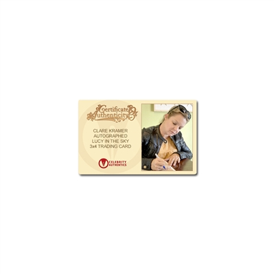 Clare Kramer Autographed 2003 D.E.B.S. Lucy In The Sky Trading Card