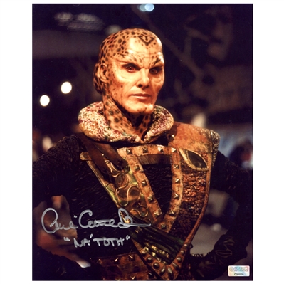 Julie Caitlin Brown Autographed Babylon 5 NaToth 8x10 Photo