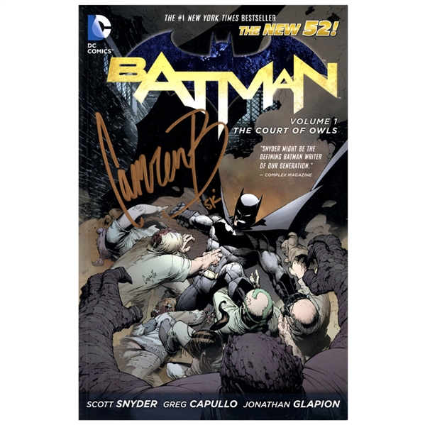 Camren Bicondova Autographed Batman Volume 1 The Court of Owls Comic with SK Inscription