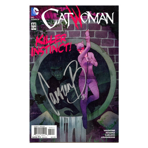 Camren Bicondova Autographed Catwoman #44 Killer Instinct Comic with SK Inscription