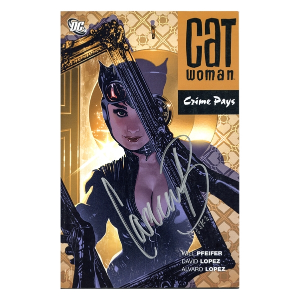 Camren Bicondova Autographed Catwoman Crime Pays #1 Comic with SK Inscription