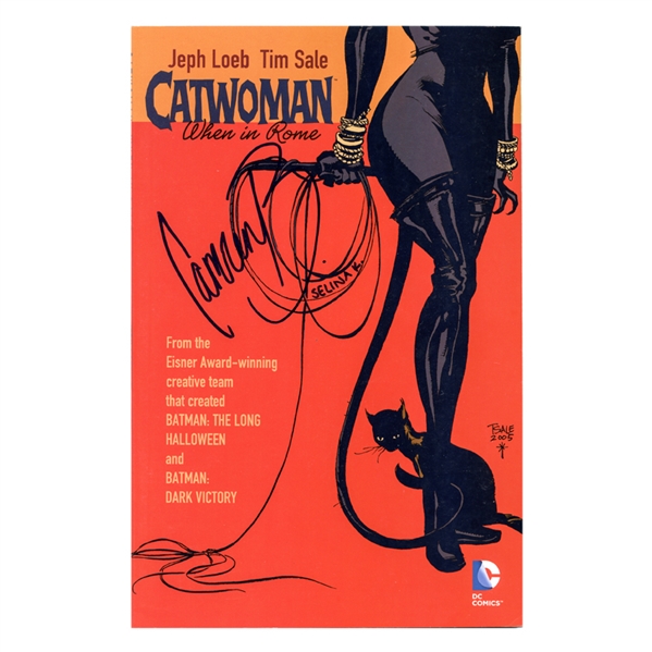 Camren Bicondova Autographed Catwoman When in Rome Comic with Selina K Inscription
