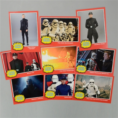 Star Wars: The Force Awakens Trading Card Set (Lot of 9)