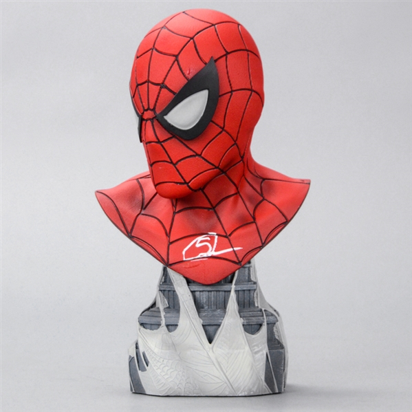 Shameik Moore Autographed Marvel Spider-Man 1:2 Scale 10" Bust * Rare & Never Offered Before!
