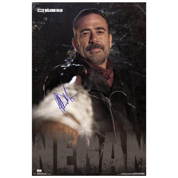 Jeffrey Dean Morgan Autographed The Walking Dead 22×34 Negan Poster