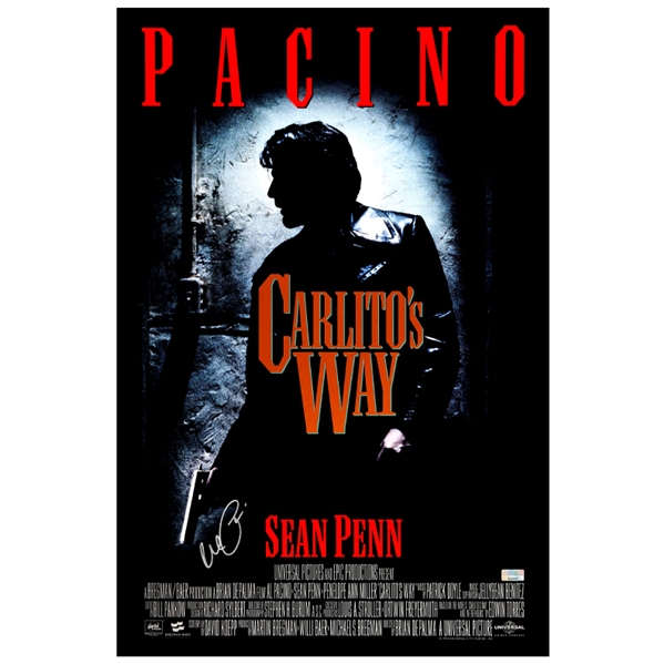 Al Pacino Autographed Carlitos Way 16x24 Movie Poster