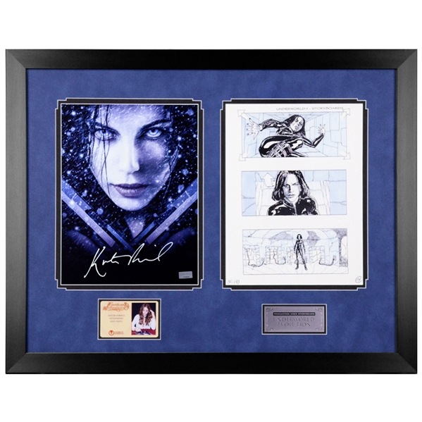 Kate Beckinsale Autographed 2006 Underworld Evolution Production Used Storyboard with Beckinsale Letter of Authenticity