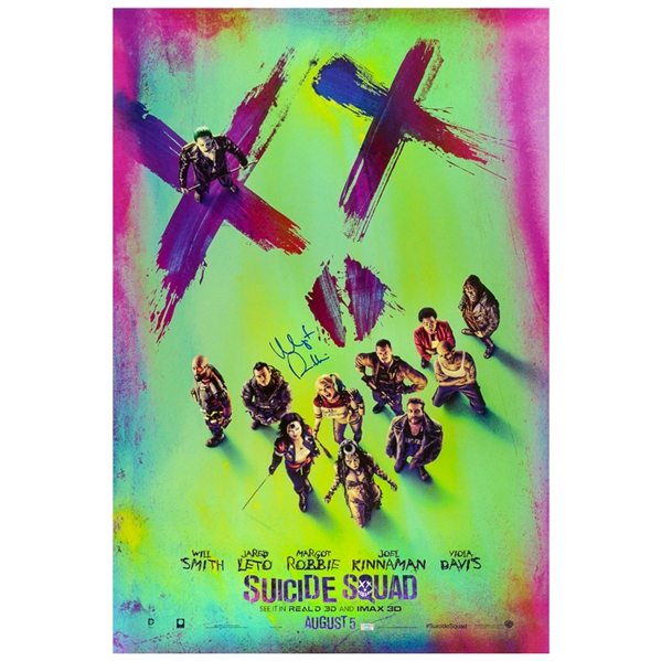 Margot Robbie Autographed Suicide Squad Original Double Sided 27×40 Movie Poster