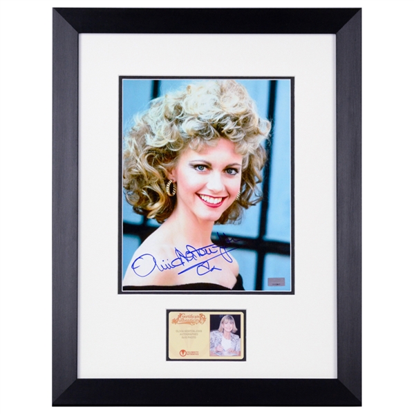 Olivia Newton-John Autographed Grease Sandy 8x10 Framed Photo