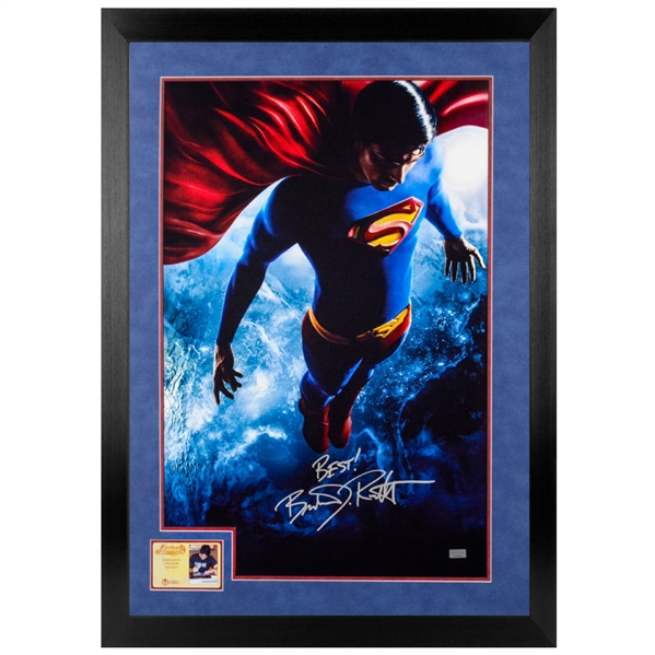 Brandon Routh Autographed Superman Returns 16x24 Framed Poster Art