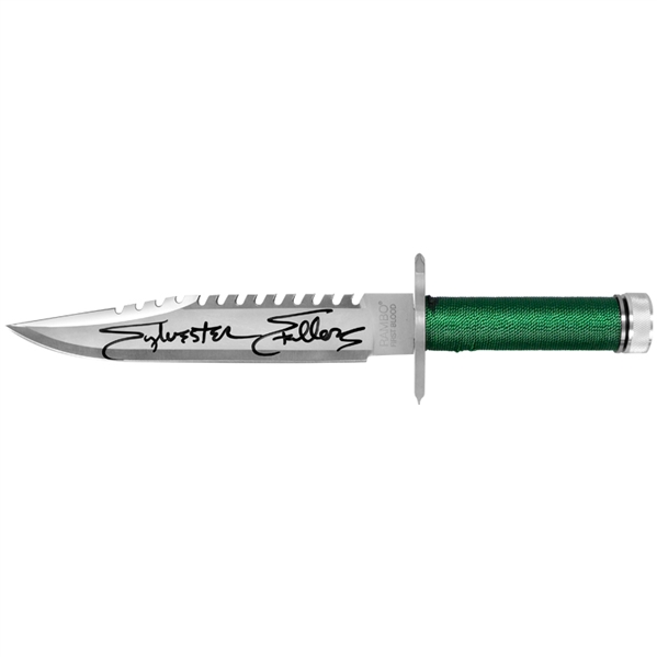 Sylvester Stallone Autographed Rambo First Blood Knife