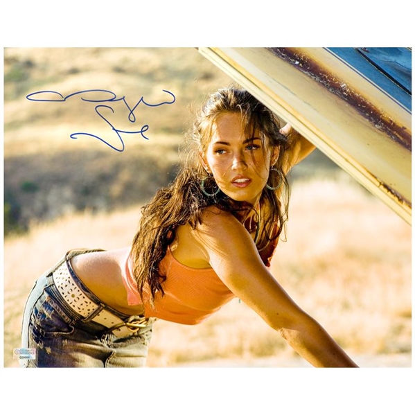 Megan Fox Autographed Transformers Mikaela 11x14 Scene Photo