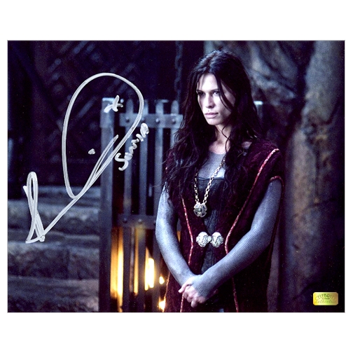 Rhona Mitra Autographed Underworld Rise of the Lycans Sentence 8x10 Photo