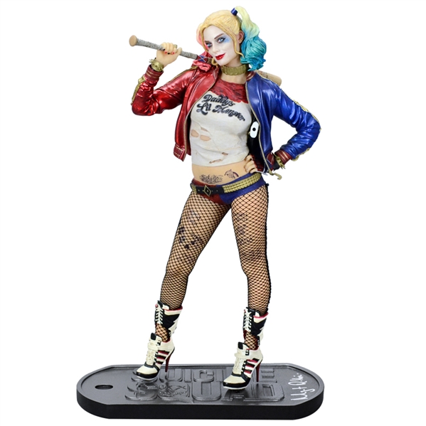 Margot Robbie Autographed DC Suicide Squad Harley Quinn 12” Statue