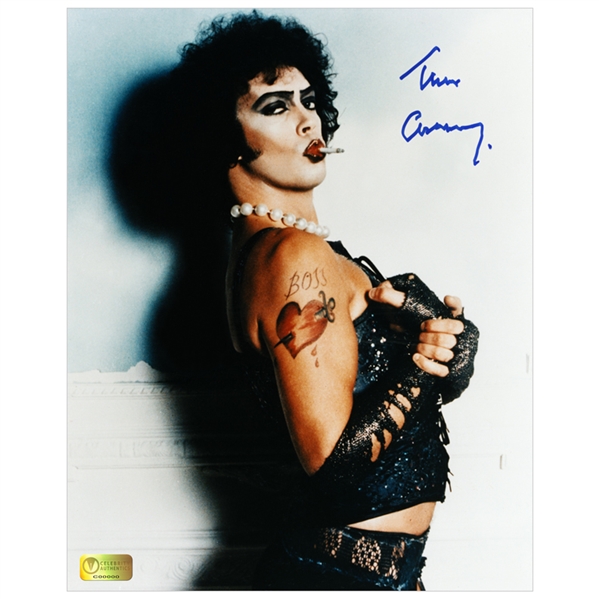 Tim Curry Autographed Rocky Horror Picture Show Dr. Frank-N-Furter 8x10 Photo