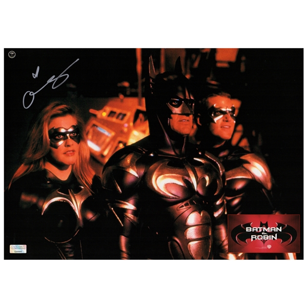 Alicia Silverstone Autographed 1997 Batman & Robin Batgirl Original 11.5x16.5 Lobby Card