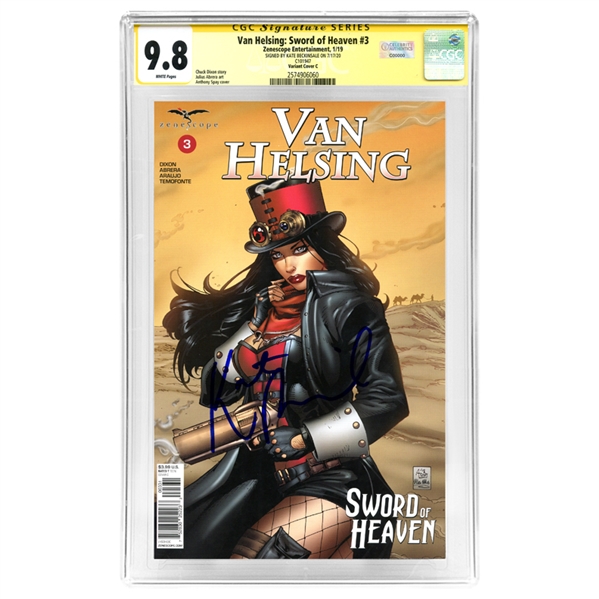 Kate Beckinsale Autographed Van Helsing: Sword of Heaven #3 CGC SS 9.8 (mint)