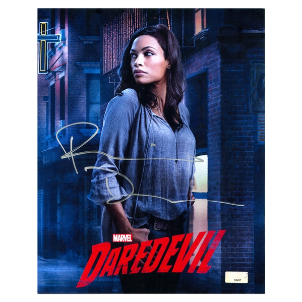 Rosario Dawson Autographed Daredevil 8x10 Photo