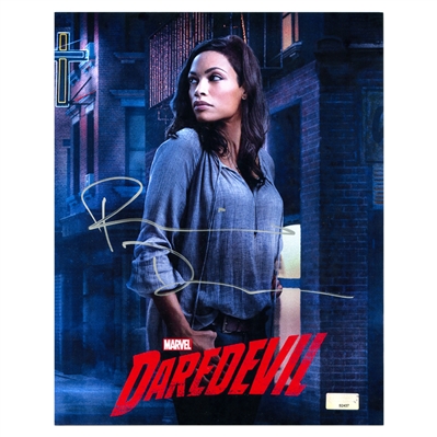 Rosario Dawson Autographed Daredevil 8x10 Photo