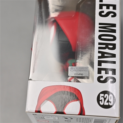 Shameik Moore Autographed Spider-Man Into The Spider-Verse Miles Morales POP Vinyl #529 Previews Exclusive