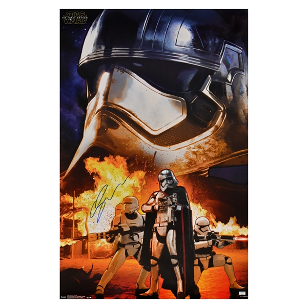 Gwendoline Christie Autographed 2015 Star Wars: The Force Awakens Captain Phasma Assault 22.5×34 Single-Sided Poster