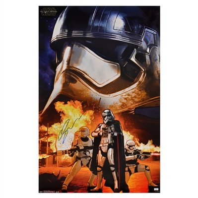 Gwendoline Christie Autographed 2015 Star Wars: The Force Awakens Captain Phasma Assault 22.5×34 Single-Sided Poster