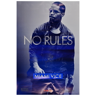 Jamie Foxx Autographed Miami Vice 27x40 Single-Sided Movie Poster