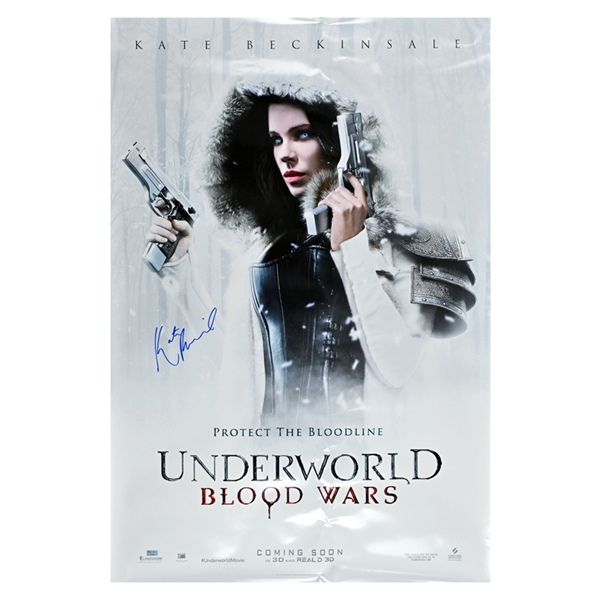 Kate Beckinsale Autographed Underworld Blood Wars Original Single-Sided 27x40 Movie Poster