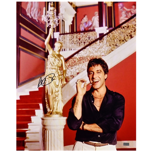 Al Pacino Autographed Scarface 16x24 Photo