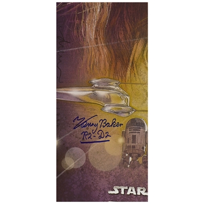 Kenny Baker Autographed Star Wars: Episode I The Phantom Menace 27x40 Single-Sided Poster