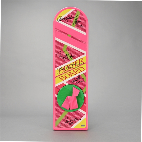Michael J. Fox, Christopher Lloyd, Lea Thompson, Thomas Wilson, James Tolkan Autographed Back to the Future Part II Hoverboard