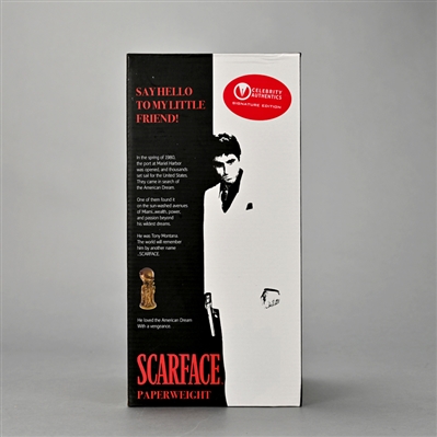 Al Pacino Autographed Scarface Tony Montana The World is Yours Statue