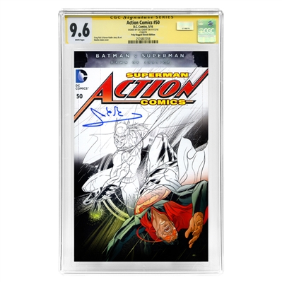 Gal Gadot Autographed Wonder Woman Action Comics #50 CGC SS 9.6