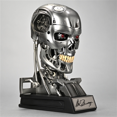 Arnold Schwarzenegger Autographed Terminator T-800 Endoskeleton 1:1 Scale Bust