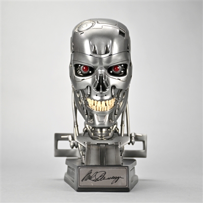 Arnold Schwarzenegger Autographed Terminator T-800 Endoskeleton 1:1 Scale Bust