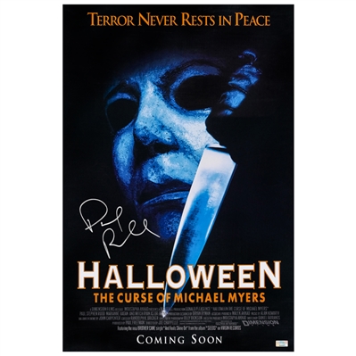 Paul Rudd Autographed Halloween: The Curse of Michael Myers 16×24 Poster