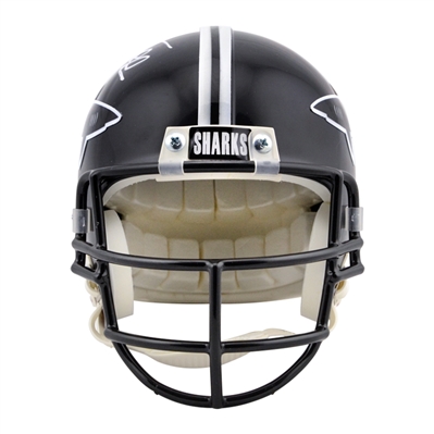 Al Pacino, Jamie Foxx Autographed Any Given Sunday Sharks Mini-Helmet