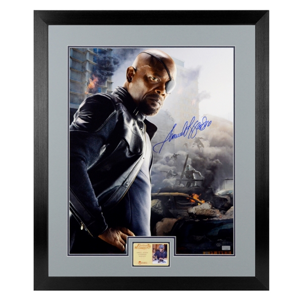 Samuel L. Jackson Autographed The Avengers: Age of Ultron Nick Fury 16x20 Photo