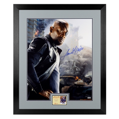 Samuel L. Jackson Autographed The Avengers: Age of Ultron Nick Fury 16x20 Photo